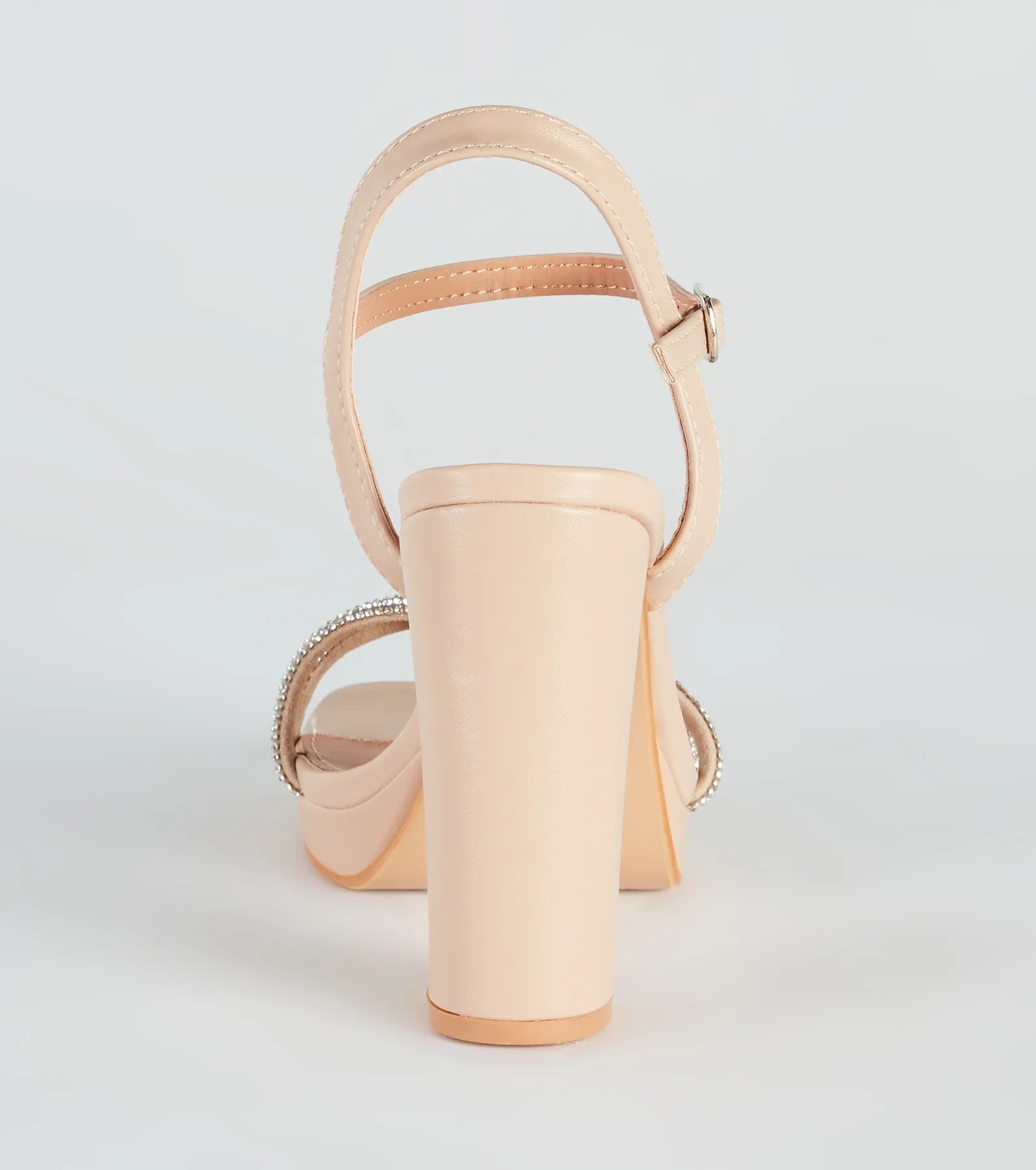 Ready Or Knot Rhinestone Platform Heels