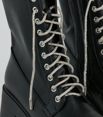 Cool Girl Amplified Rhinestone Shoe Laces