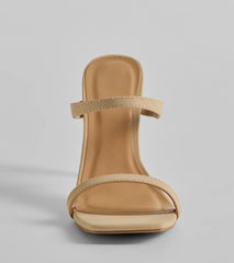 High Priority Strappy Stiletto Heels