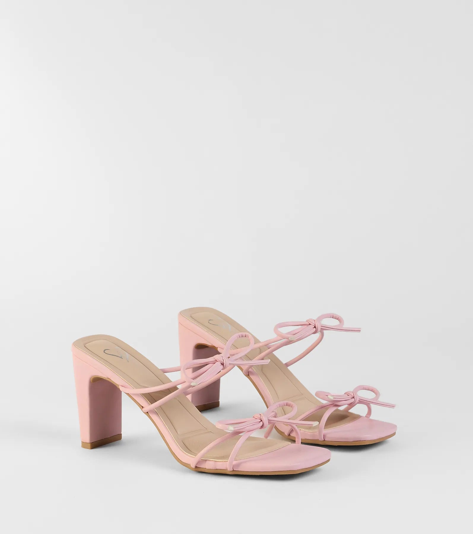 Finest Hour Bow Strappy Mules