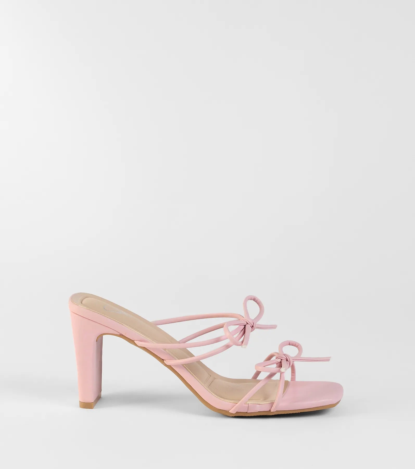 Finest Hour Bow Strappy Mules