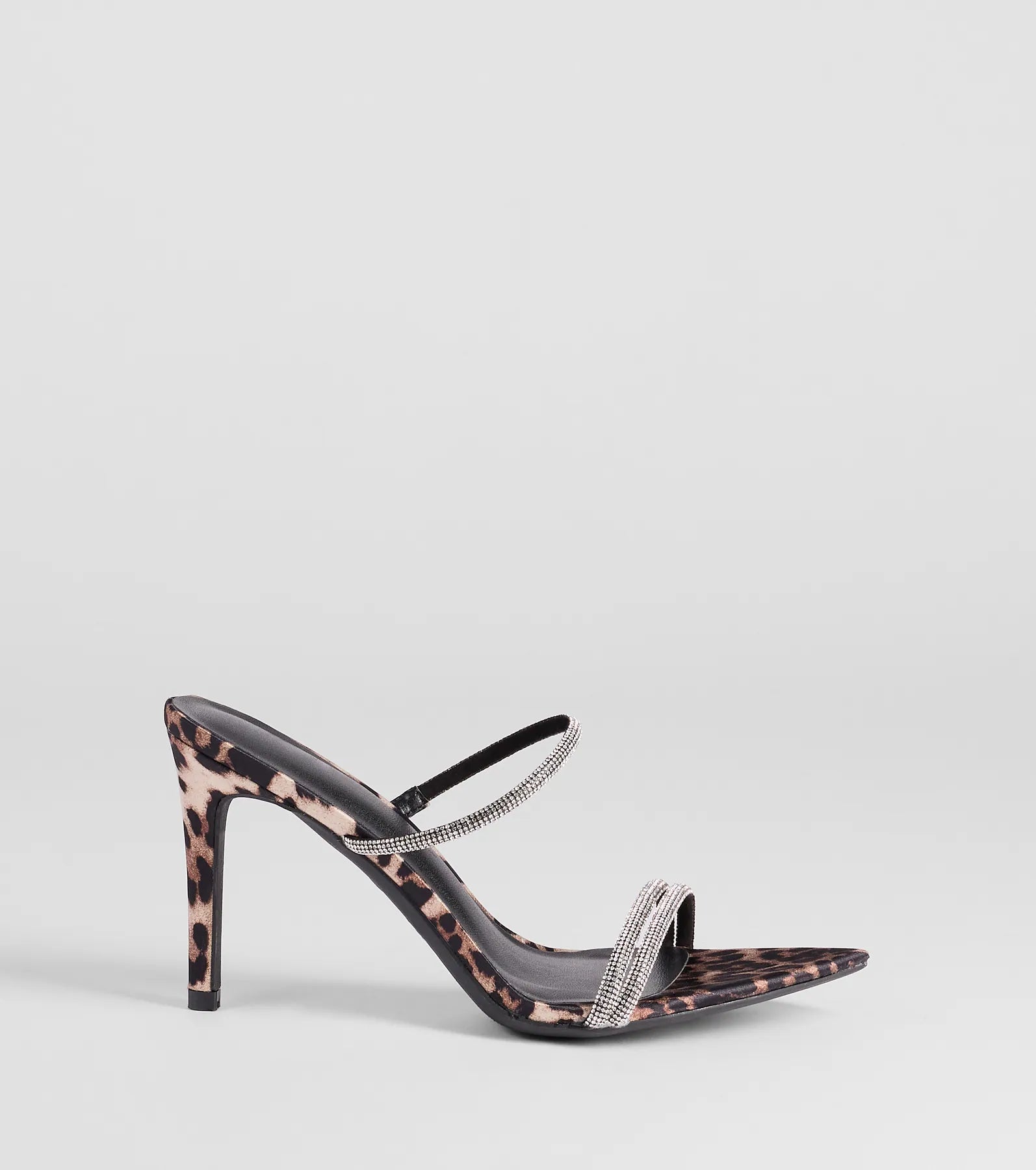 Wild Luxe Leopard And Rhinestone Stiletto Heels
