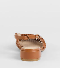 Feels Like Spring Braided Slingback Sandals