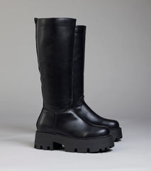 Edgy Essential Platform Lug Boots