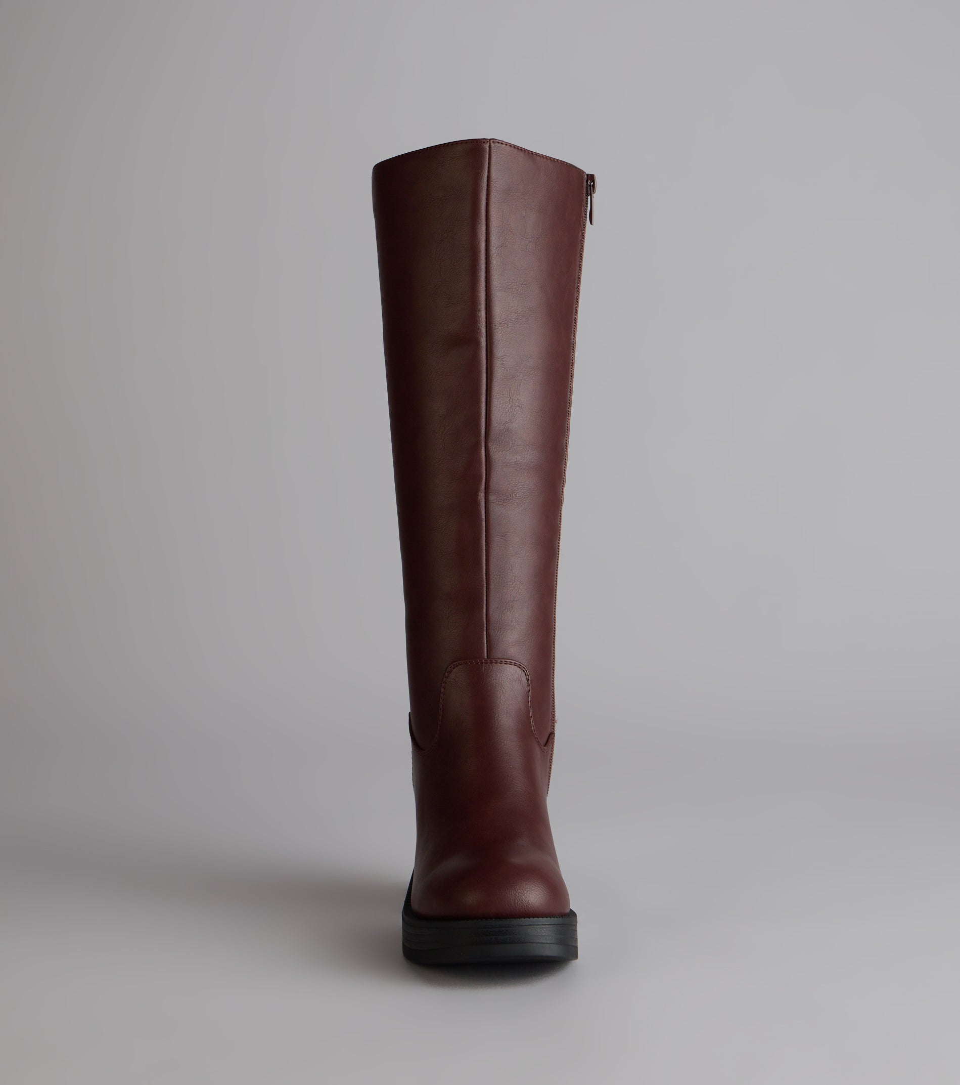 Steppin Up Block Heel Knee High Boots