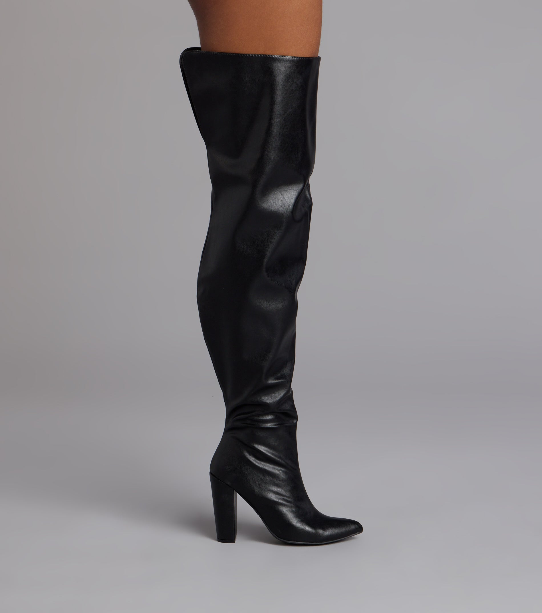 Boss Moves Over-The-Knee Block Heel Boots
