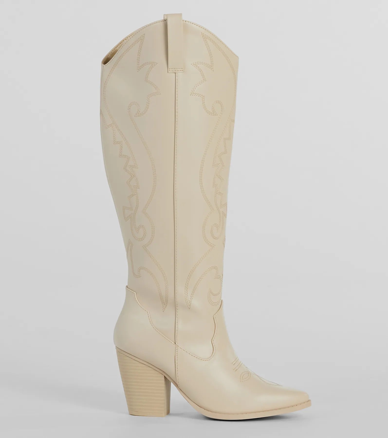 Cutest In The West Faux Leather Cowboy Boots