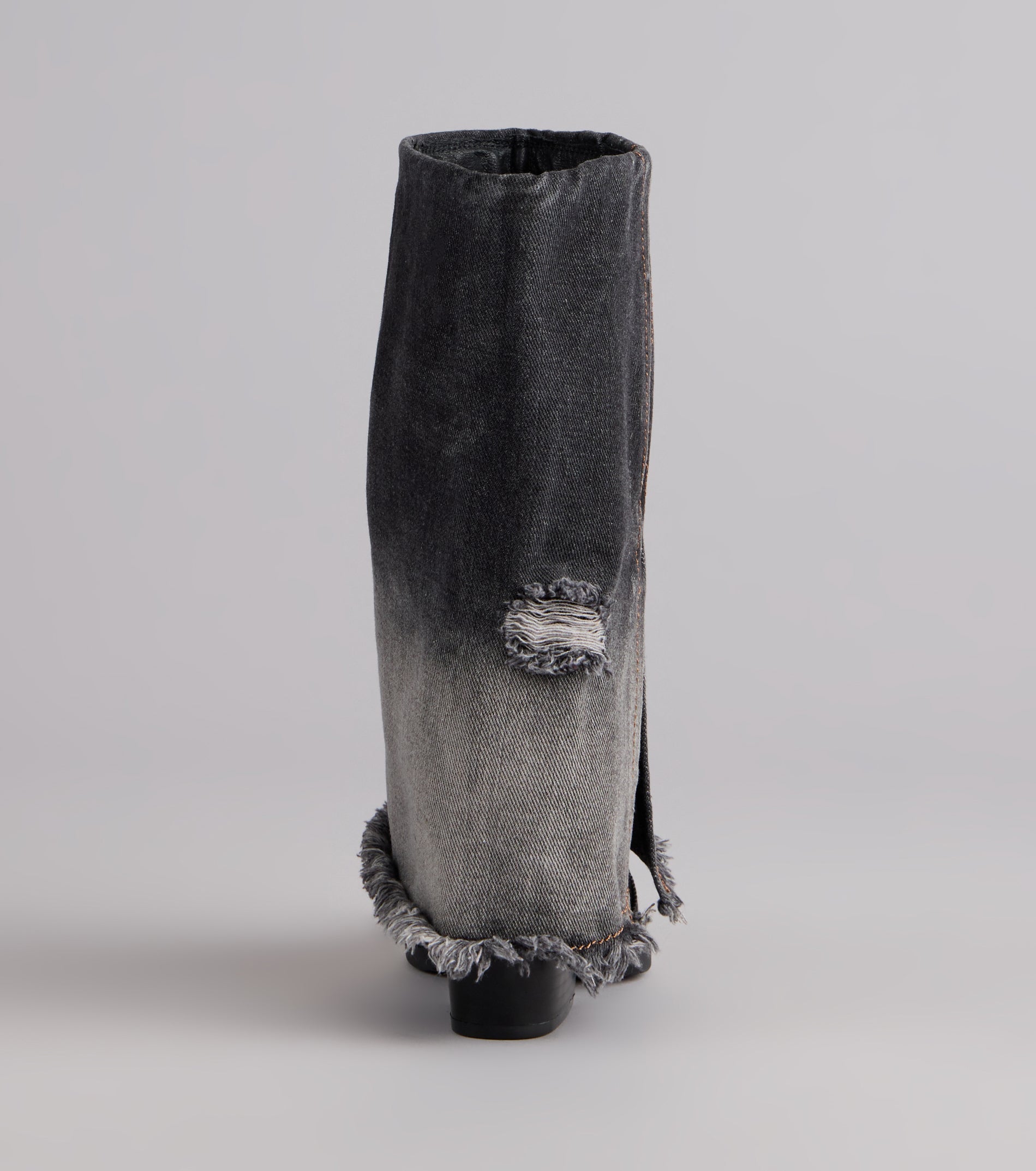 Fray All Day Denim Booties