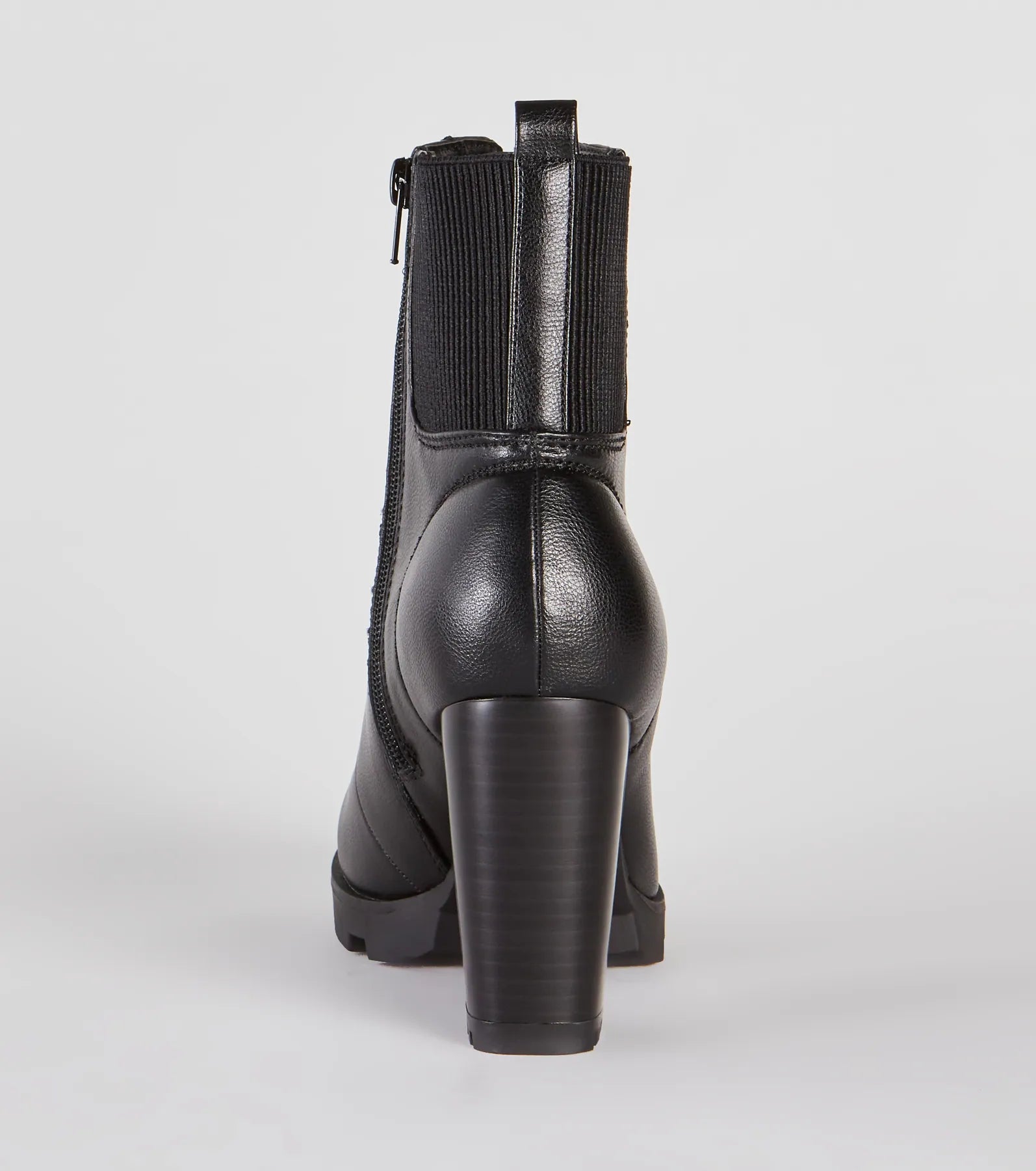 Edgy Perfection Lace-up Heeled Combat Booties