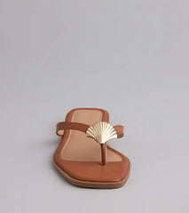Golden Hour Seashell Sandals