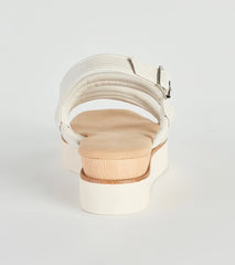 Casual Summer Stroll Strappy Platform Sandals