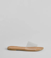 Clear Obsession PVC Flat Sandals