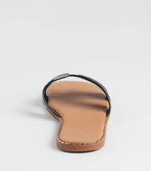 Simply Chic Cutout Strap Flat Sandals