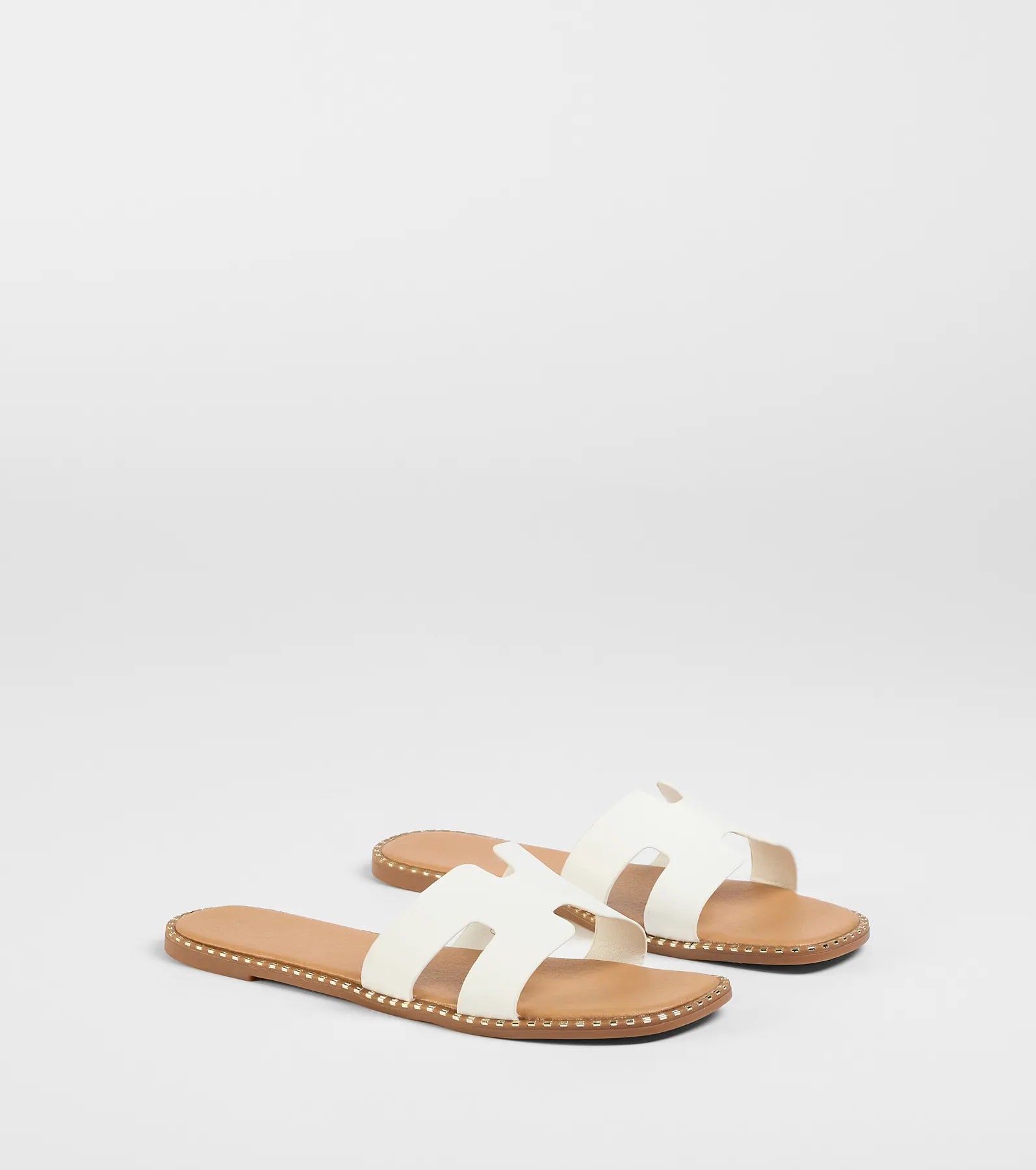 Simply Chic Cutout Strap Flat Sandals