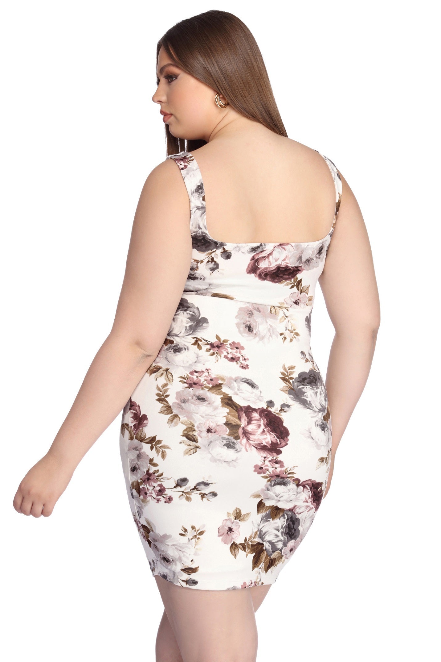 Plus The Floral Treatment Dress